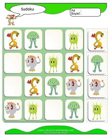 Sudoku Çocuk Bulmacaları